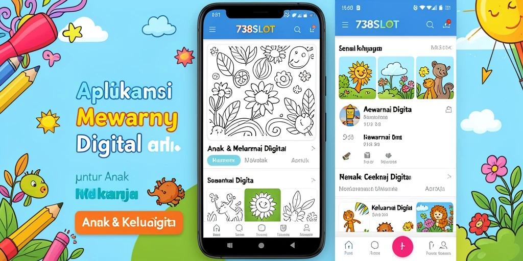 Antarmuka aplikasi 738SLOT yang interaktif dan menyenangkan.